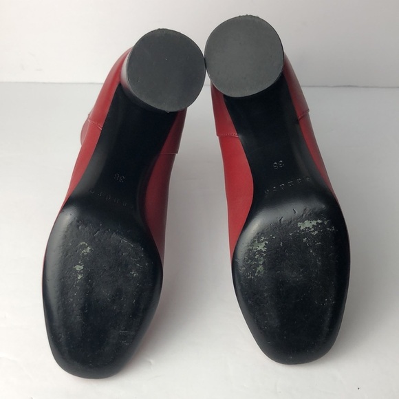 Sandro Sacha Red Healed Ankle Boots - Picture 11 of 14